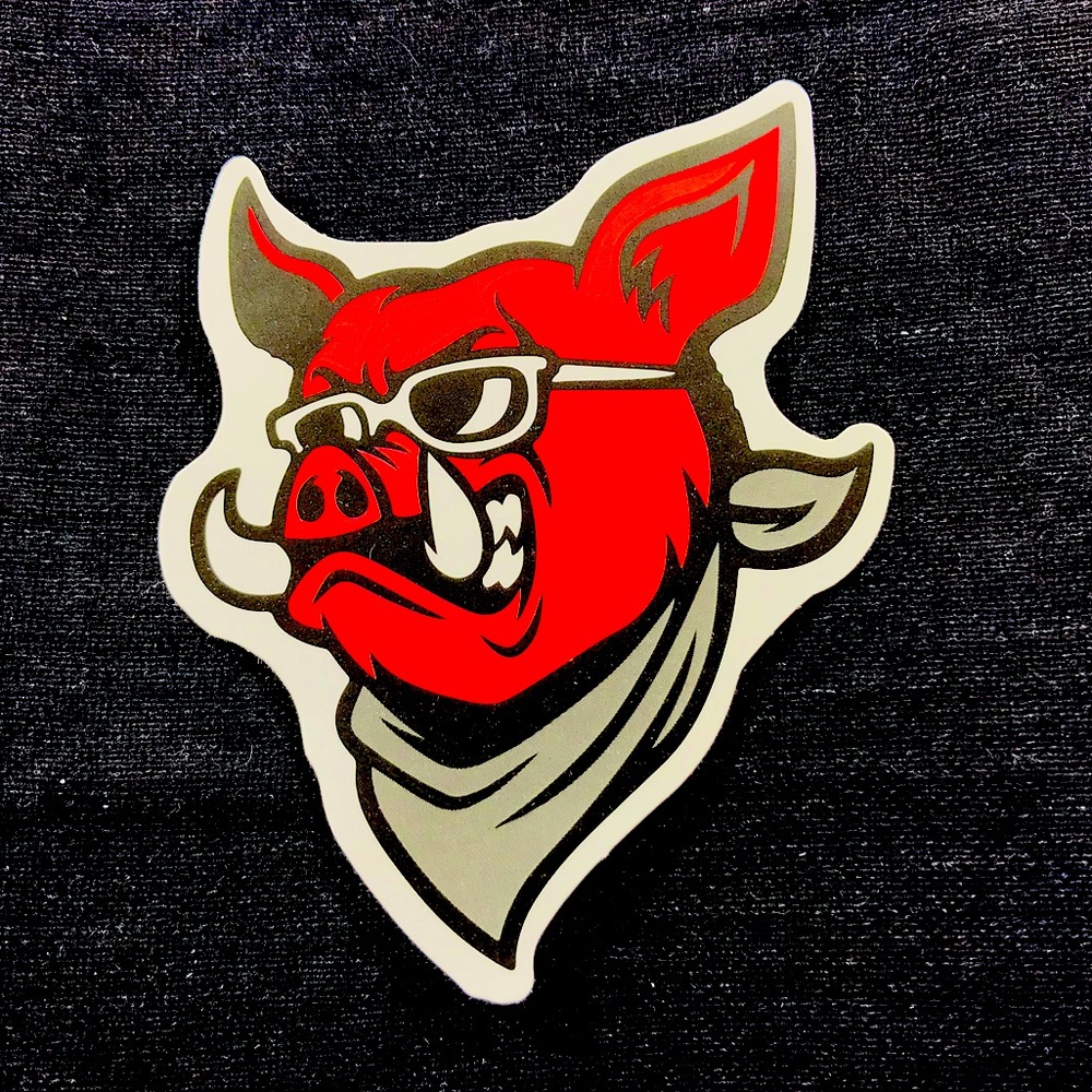 Boar Single Decor Accent Waterproof Sticker